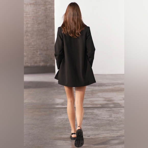 ZW Collection Wool Blend Frock Coat - Picture 3 of 16